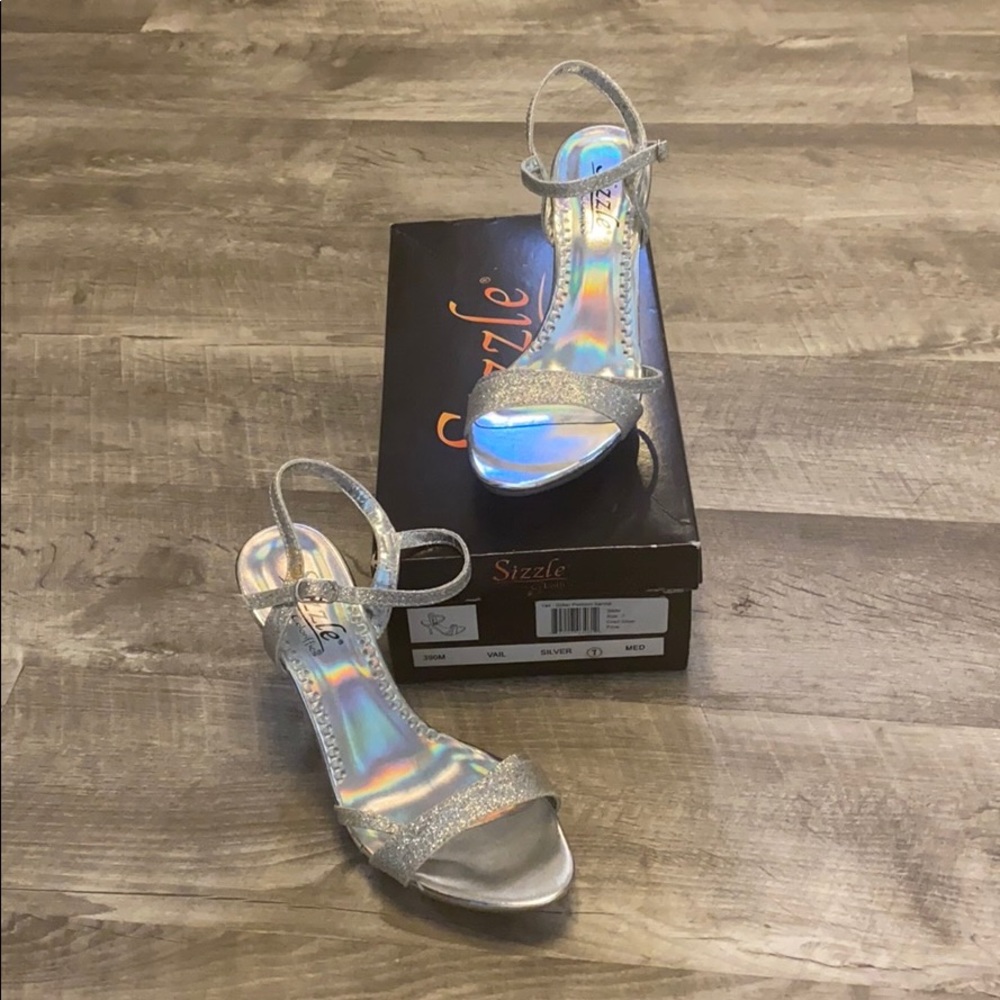 Silver Formal Heels